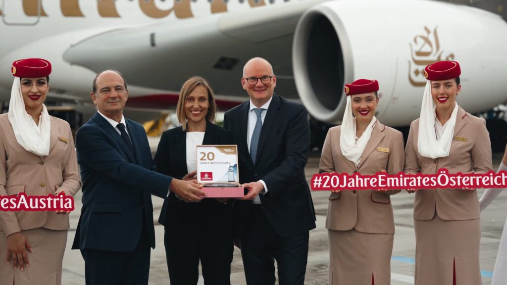 20 Jahre Emirates am Flughafen Wien 0 24 screenshot
